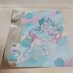 初音ミク タイトーくじ Rody ロディ K賞 クリアファイル ステッカー