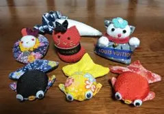 古布 押絵 縮緬細工 ハンドメイド 額 鯛車と兎 - メルカリ