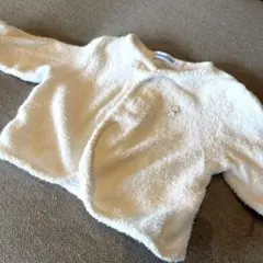 familiar ファミリア　カーディガン 70 ホワイト