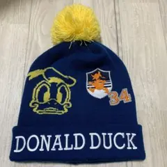 東京ディズニーリゾート　ドナルドダック　ニット帽　極美品　Disney