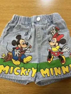 ディズニー　デニムショートパンツ100センチ