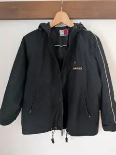HEAD フード付きジャケット 黒　ウインドブレーカー　140-150サイズ
