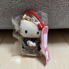 新品未開封　ハローキティ　着物根付けストラップ
