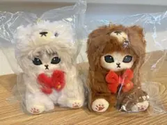 mofusand にゃんこが見守るデスクトップひっかけぬいぐるみめで鯛 招福