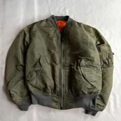 美品】ALPHA INDUSTRIES MA-1 USA製 L 90s 短丈 - メルカリ
