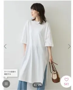 ＊AMERICAN HOLIC ホワイト 半袖ワンピース M