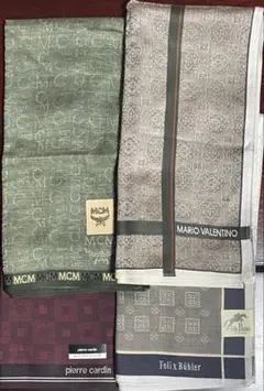 メンズハンカチ4枚セット