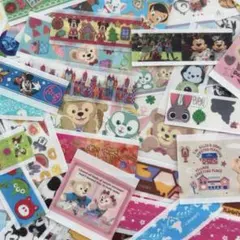 100枚♡ ディズニー/マスキングテープ/フレークシール/ダッフィー/シール帳