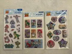 トイ・ストーリー ウォーターシール、ふわふわシール、3Dシール　セリア