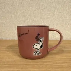 スヌーピーマグカップ　SNOOPY PEANUTS ピンクのサムネイル