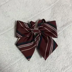 EASTBOY バーガンディ ストライプ リボン　制服