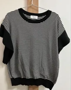 ストライプデザイン Tシャツ 40/L