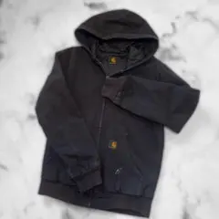 Carhartt フード付きブラックジャンパー Sのサムネイル
