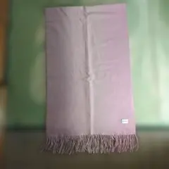 FURLA カシミヤ100%グラデーションのピンクマフラー