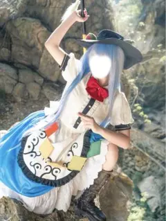 東方project 比那名居天子　コスプレ衣装＋ウィッグ