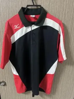 Mizuno ポロシャツ 赤 黒