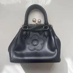 MARY QUANT パールがま口バッグ