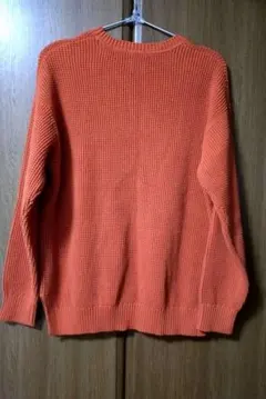 最終値下げ！GAP オレンジ編み目模様ニットセーター XS