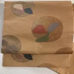071130 九寸　織紬　名古屋帯　洒落帯のサムネイル