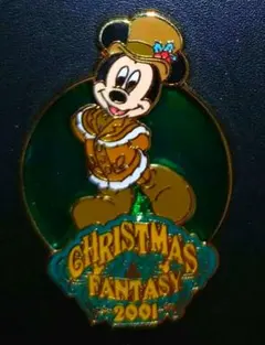 【希少】2001年 ミッキーマウス ピンバッジ　 ディズニーランド