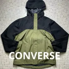 【美品】CONVERSE コンバース　レディース撥水配色切替ZIPパーカー　M