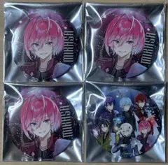 めておら THE KINGS 缶バッジ みかさくん 全員集合 等身 4個セット