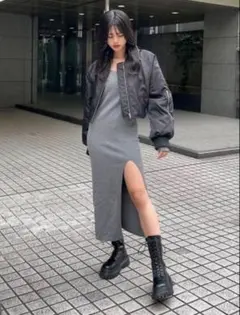 envym スリットニットロングＯＰのサムネイル