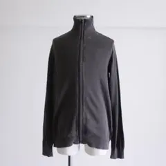 DIESEL Gray Cotton Faded Drivers Knit