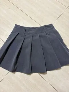 グレー プリーツミニスカートのサムネイル