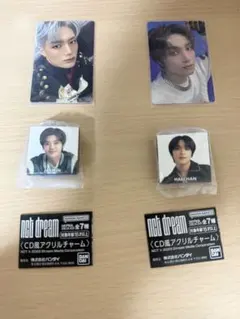 nct dream CD風アクリルチャーム ＆トレカセット 【ジェノ＆ヘチャン】