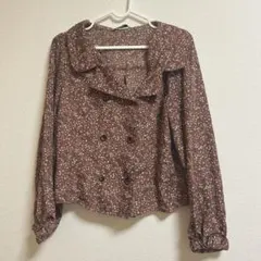【美品】レディース トップス 花柄 シャツ ブラウス GRL