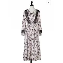 Her lip to Grasse Floral Pleated Dress