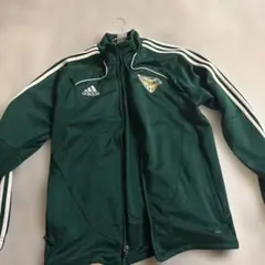 adidas 緑色 ジップアップジャケット
