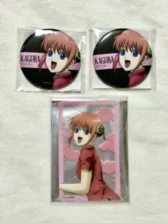 銀魂わーるど　〜かっこつけていられるのは最初だけ〜　缶バッジ＆C賞クリアカード