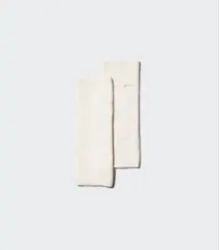 新品未使用　ユニクロ　スフレヤーンニットアームウォーマー