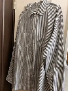ADRERストライプ柄シャツ　Lサイズのサムネイル