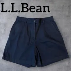 L.L.Bean チノショーツ ネイビー 12 レディース 古着　WOMEN'Sのサムネイル