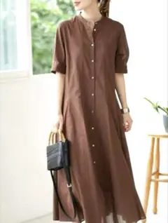 ★美品★JOURNAL STANDARD ボイルハーフスリーブワンピース　38