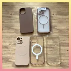 iPhone 15 ケース 5点セット （MagSafeケース4点）