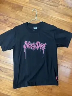 NastyDog Tシャツ ブラック ピンクのサムネイル