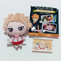 【新品】夜久衛輔 ハイキュー!! ミニぬいぐるみ＆アクリルブロック
