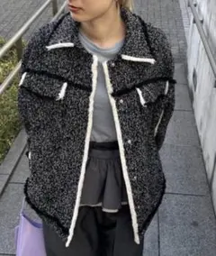 UNITED TOKYO メタルストローク ツイード ブルゾン ジャケット - メルカリ