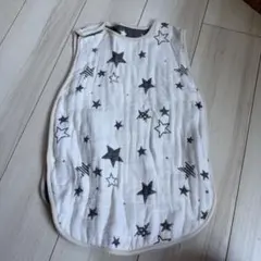 星柄 ベビースリーパー グレーとホワイト