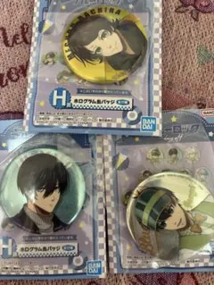 ブルーロック 一番くじ H賞 ホログラム缶バッジ 潔世一 蜂楽廻 糸師凛