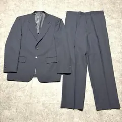 カジュアルスーツ　ウール100% グレースーツ AB5 ゆったりM セットアップ
