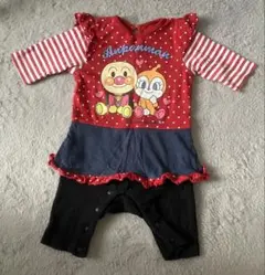 アンパンマンロンパース　長袖　女の子　70cm