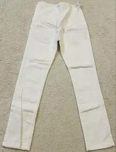 №990 無印良品マタニティホワイトパンツS