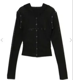 meltthelady sheer hook tops black - メルカリ