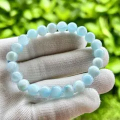 高品質　アイスラリマーブレスレット　ぷるぷる感　2