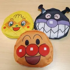 アサヒ飲料×アンパンマン アンパンマン 顔型ショルダーバッグ 3個セット